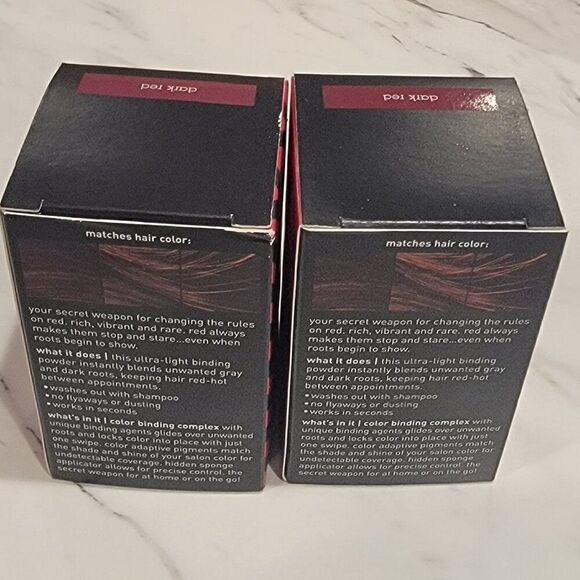2 Boxes of Style Edit ROOT TOUCHUP Drop Red Gorgeous Dark Red 0.13 oz each - Picture 3 of 4
